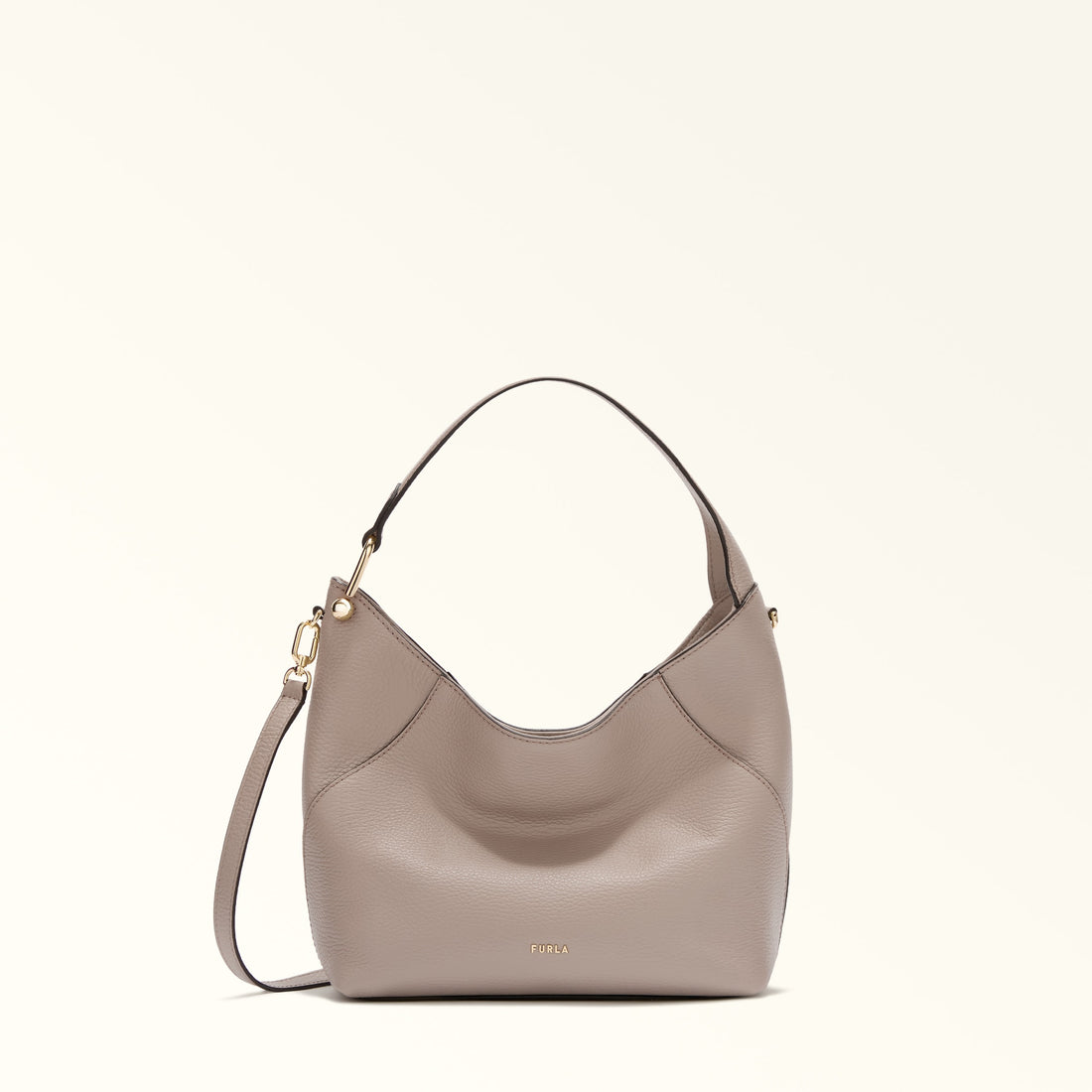 Furla Lara S Hobo Bag In Leather