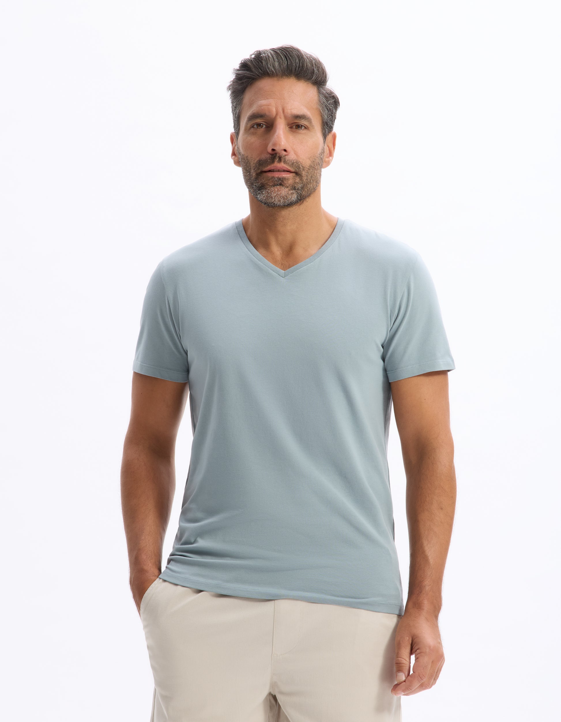 Vert De Gris Short Sleeves Tshirt - Celio Lebanon