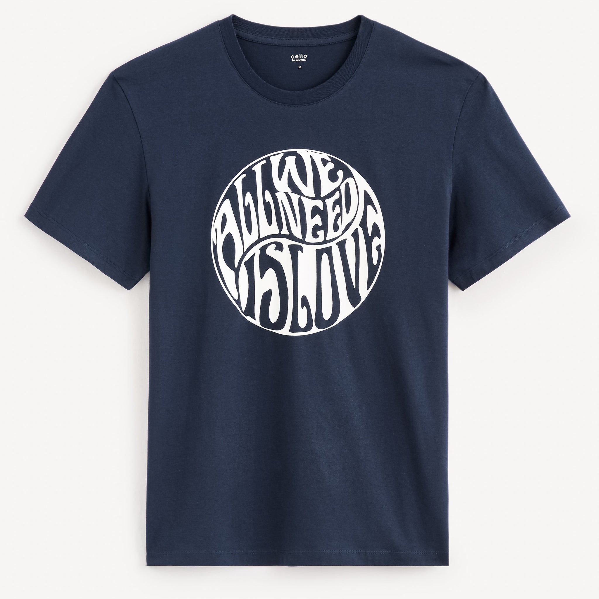 FECENTRAL NAVY BLUE SS TSHIRT - Celio lebanon