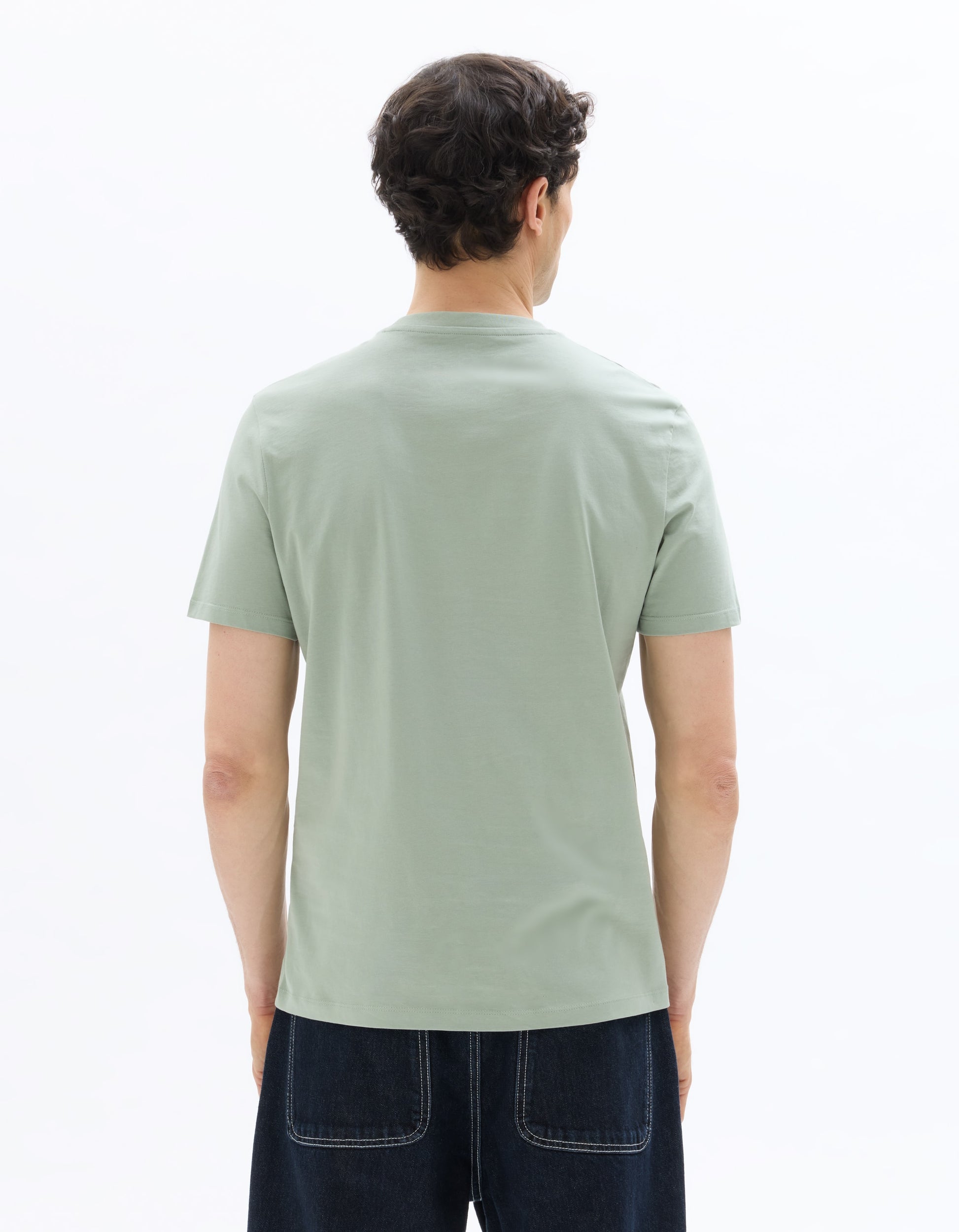 Green Water Short sleeves TShirt for men