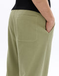 Celio Regular Fit Ribbed 100% Cotton Joggers - Green