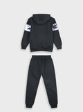 Children's Black Tracksuit(Blouse,Trousers) For Boy