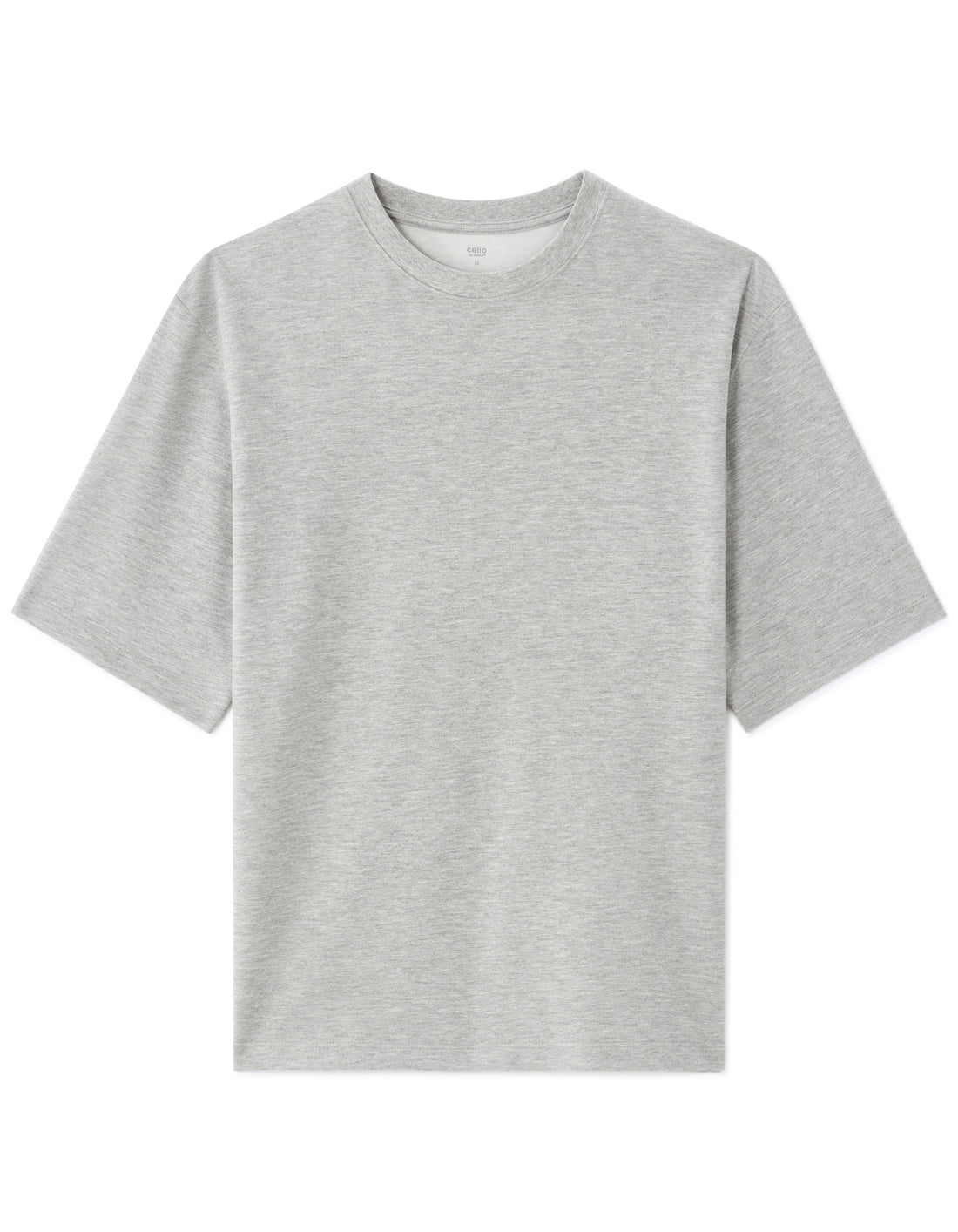 Celio Cotton Blend Short Sleeves Tshirt - Grey