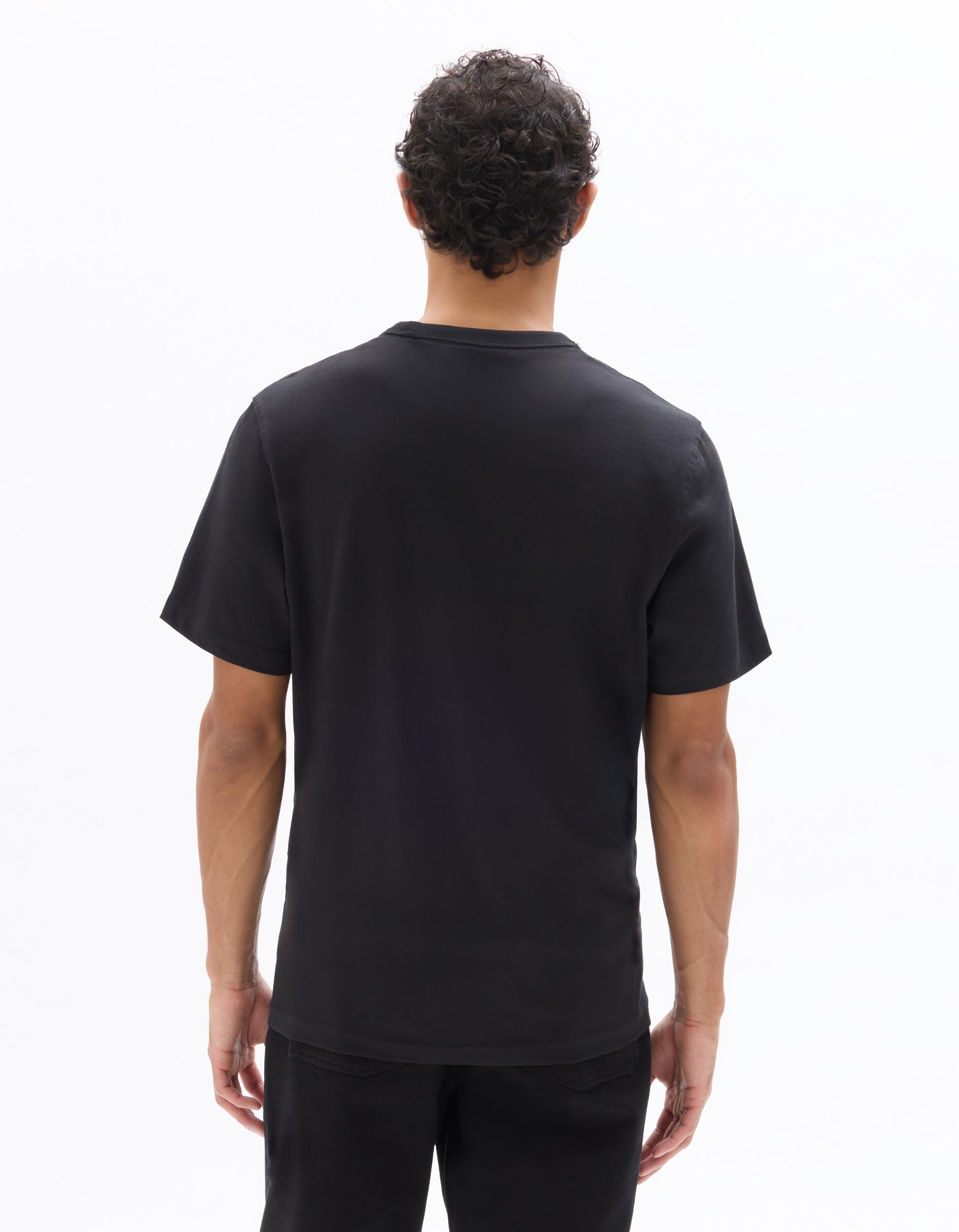 Celio Cotton Short Sleeves Tshirt - Black