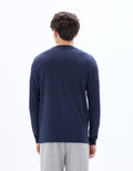 Navy Long Sleeves Tshirt - Celio Lebanon