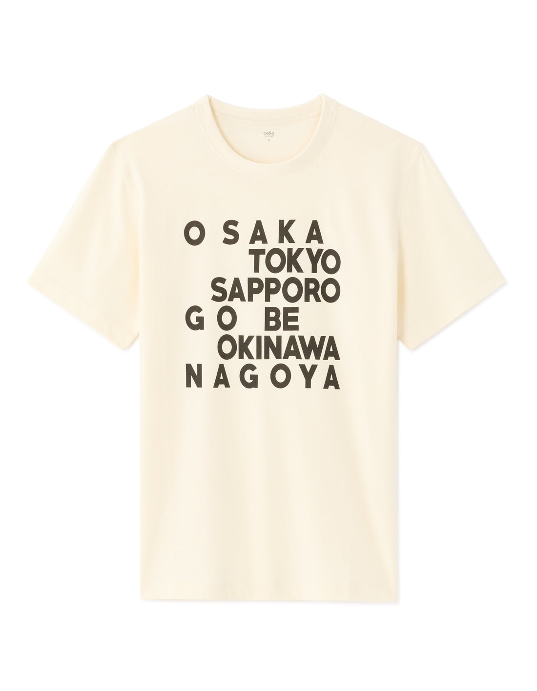 Celio Cotton Short Sleeves Tshirt - White