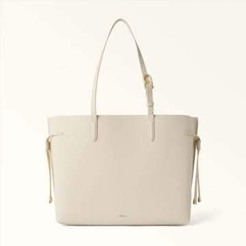 Furla Ava L Tote in White - Bags 