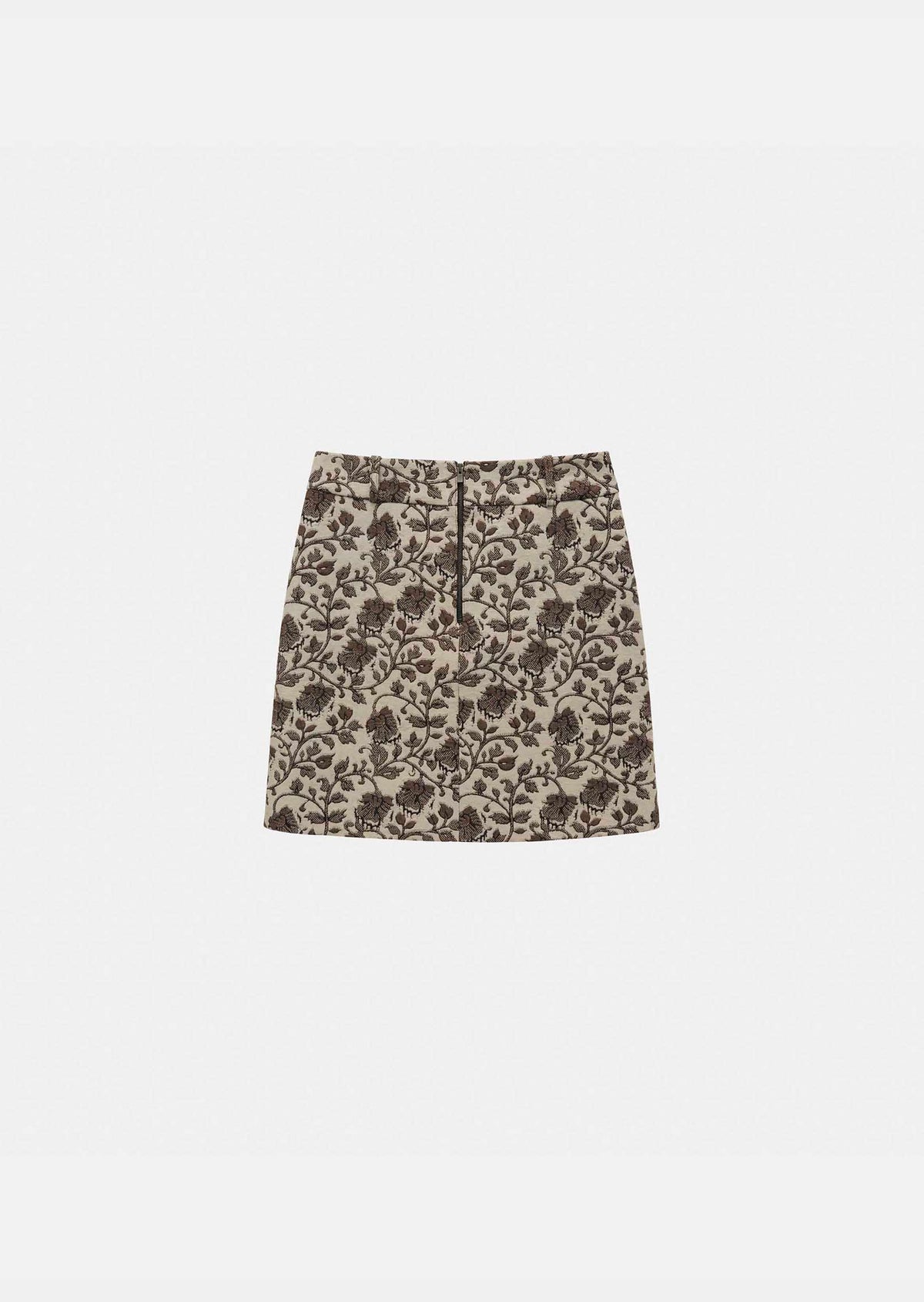 Jim skirt in off white cotton by Tara Jarmon