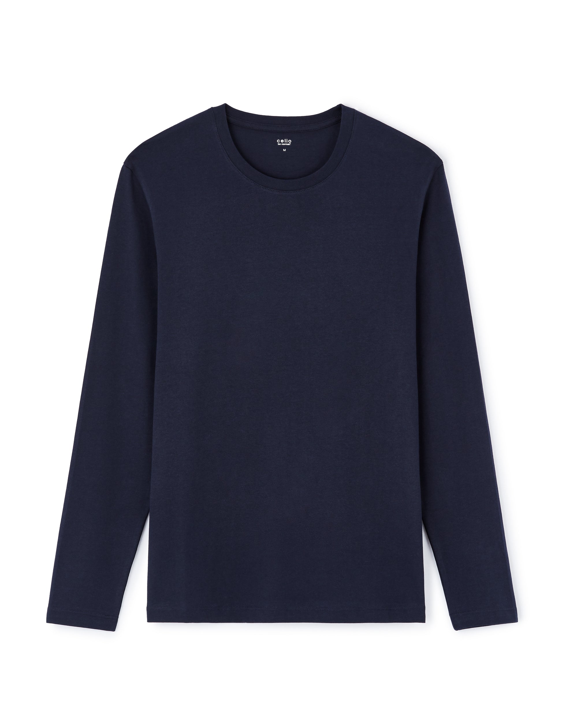 Navy Long Sleeves Tshirt - Celio Lebanon