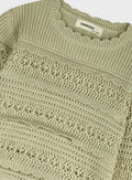 Cotton Blend Girl Blouse - Vanilla