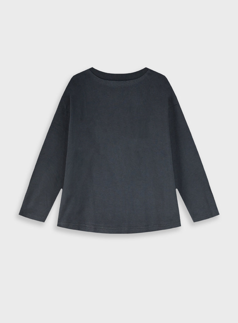 Cotton Girl Blouse - Cloud Grey