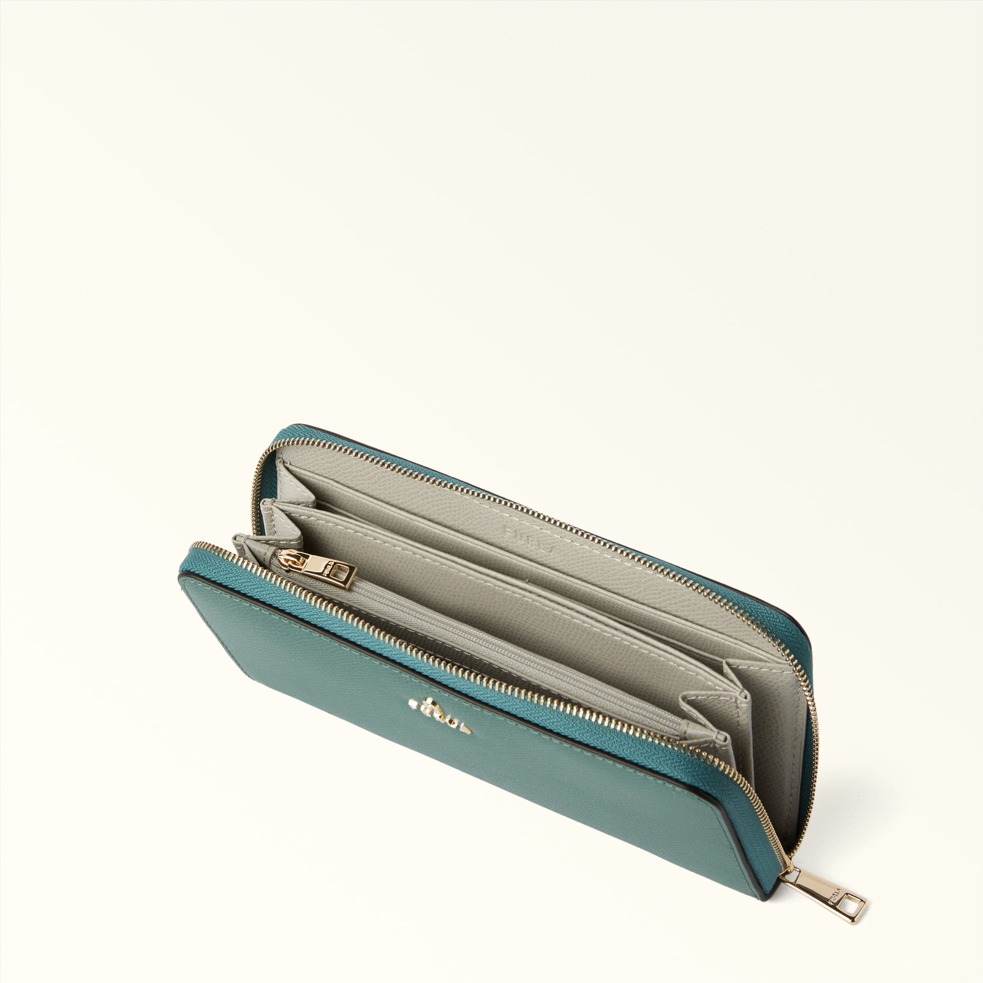 Furla Camelia Xl Zip Around in Green - Wallets 