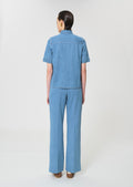 shirt in blue denim