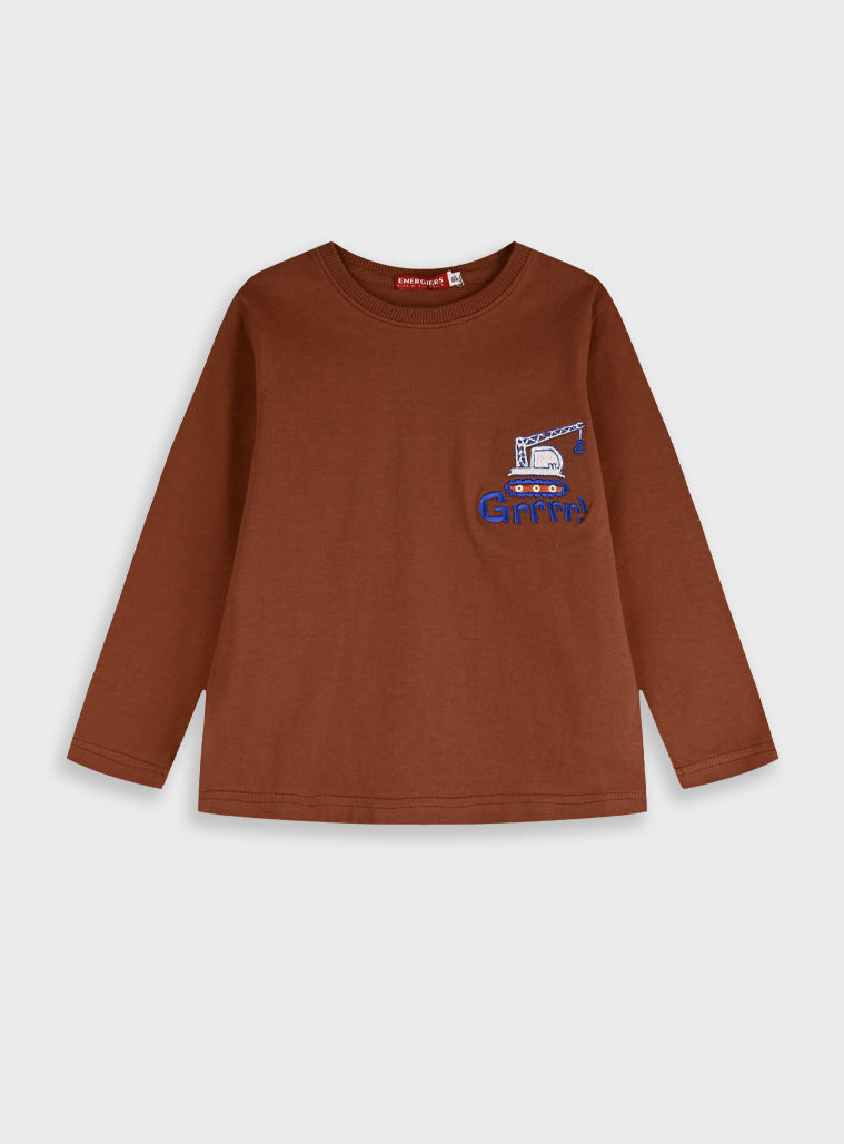 Cotton Boy Blouse - Bronze