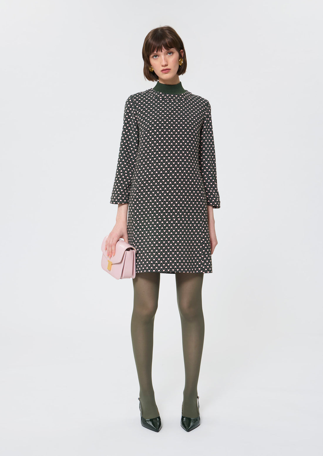 Rivanna  English green dress for women