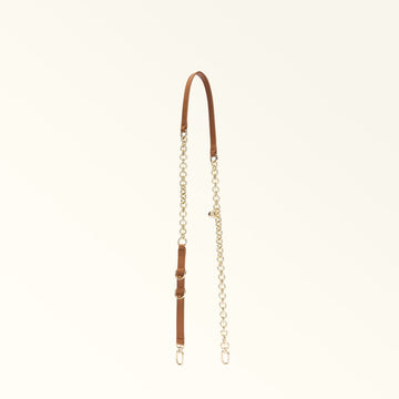 Furla Delia Personalizable Chain Shoulder Strap in Brown - Accessories 