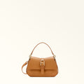 Furla Flow Mini Top Handle in Brown - Bags 