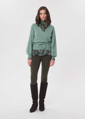 Titien top in green by Tara Jarmon