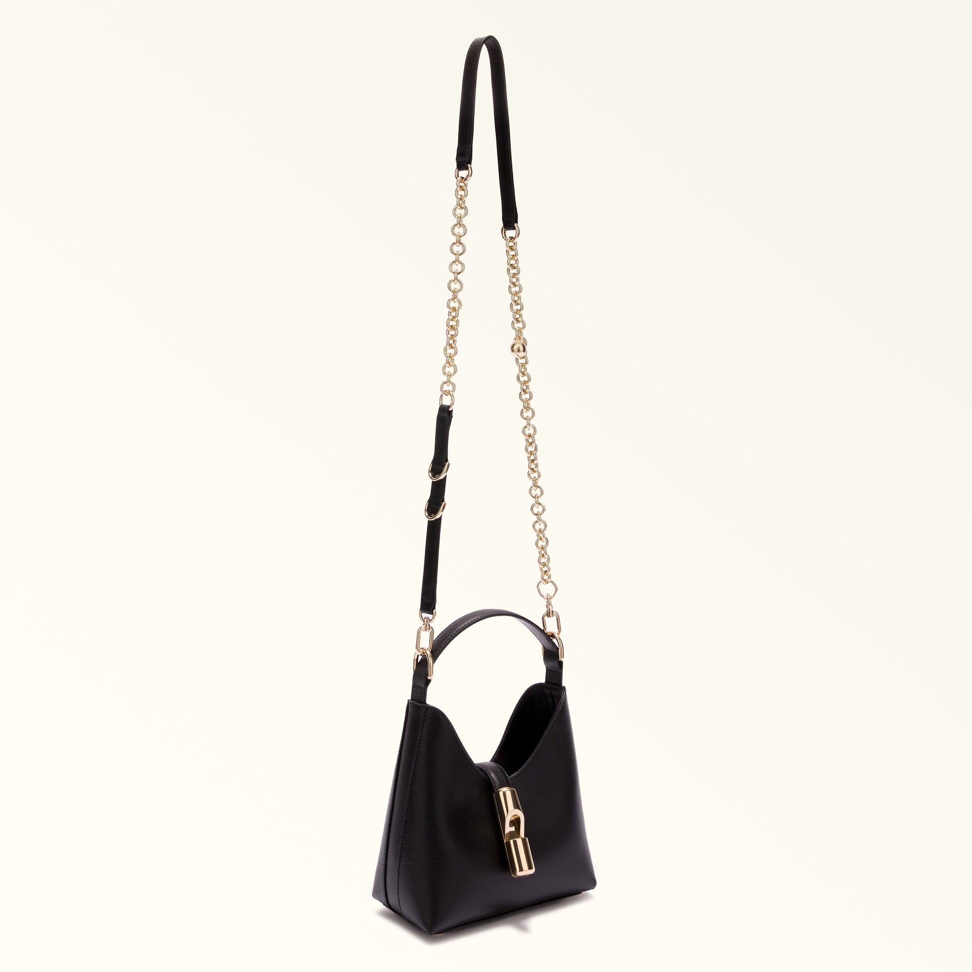 Furla Delia Personalizable Chain Shoulder Strap in Black - Accessories 