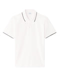 Celio Regular Fit 100% Cotton Piqué Polo - White