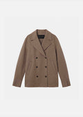 Marlo coat in hazel wool by Tara Jarmon