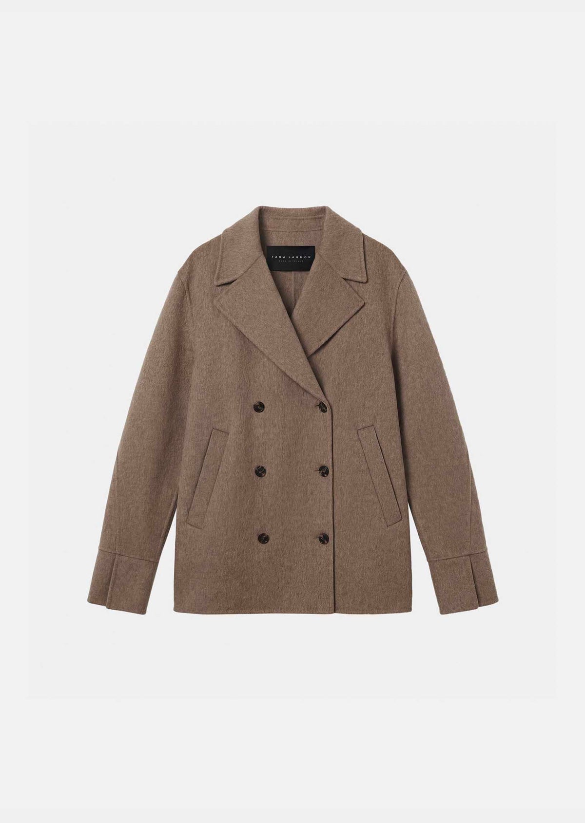 Marlo coat in hazel wool by Tara Jarmon
