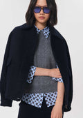 Pamela sweater in grey wool by Tara Jarmon