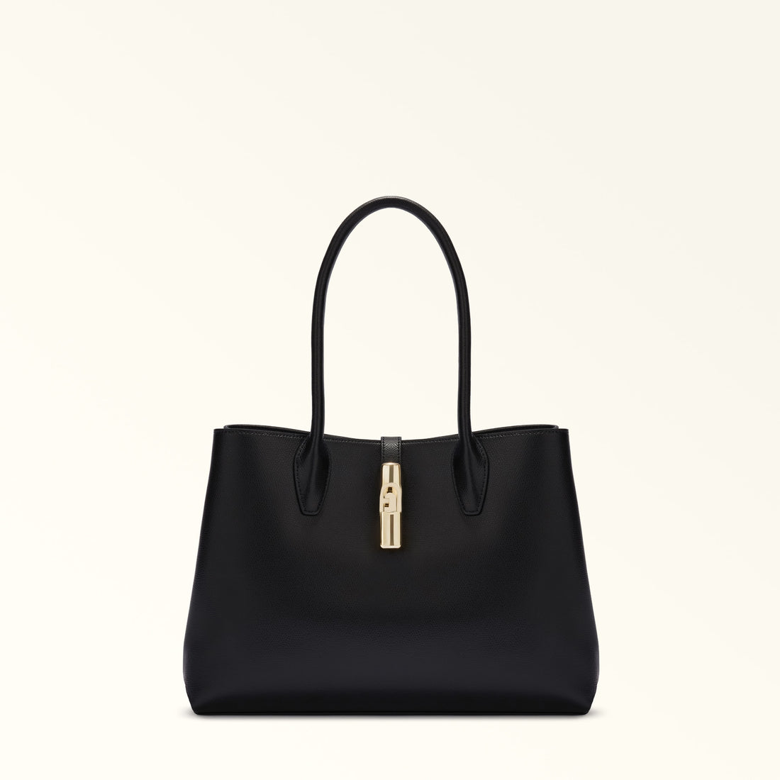Furla Goccia M Tote Base 33 in Black - Bags 