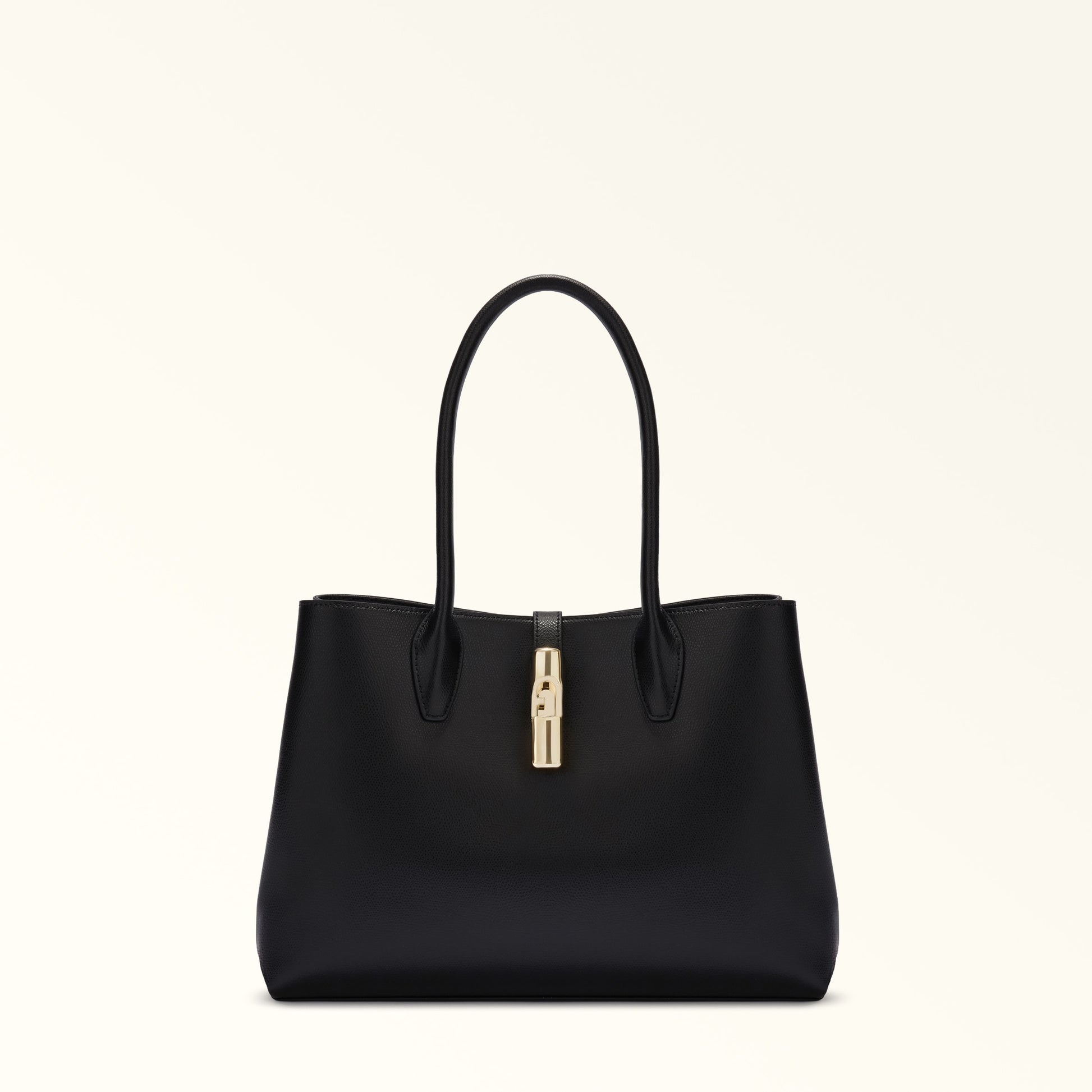 Furla Goccia M Tote Base 33 in Black - Bags 