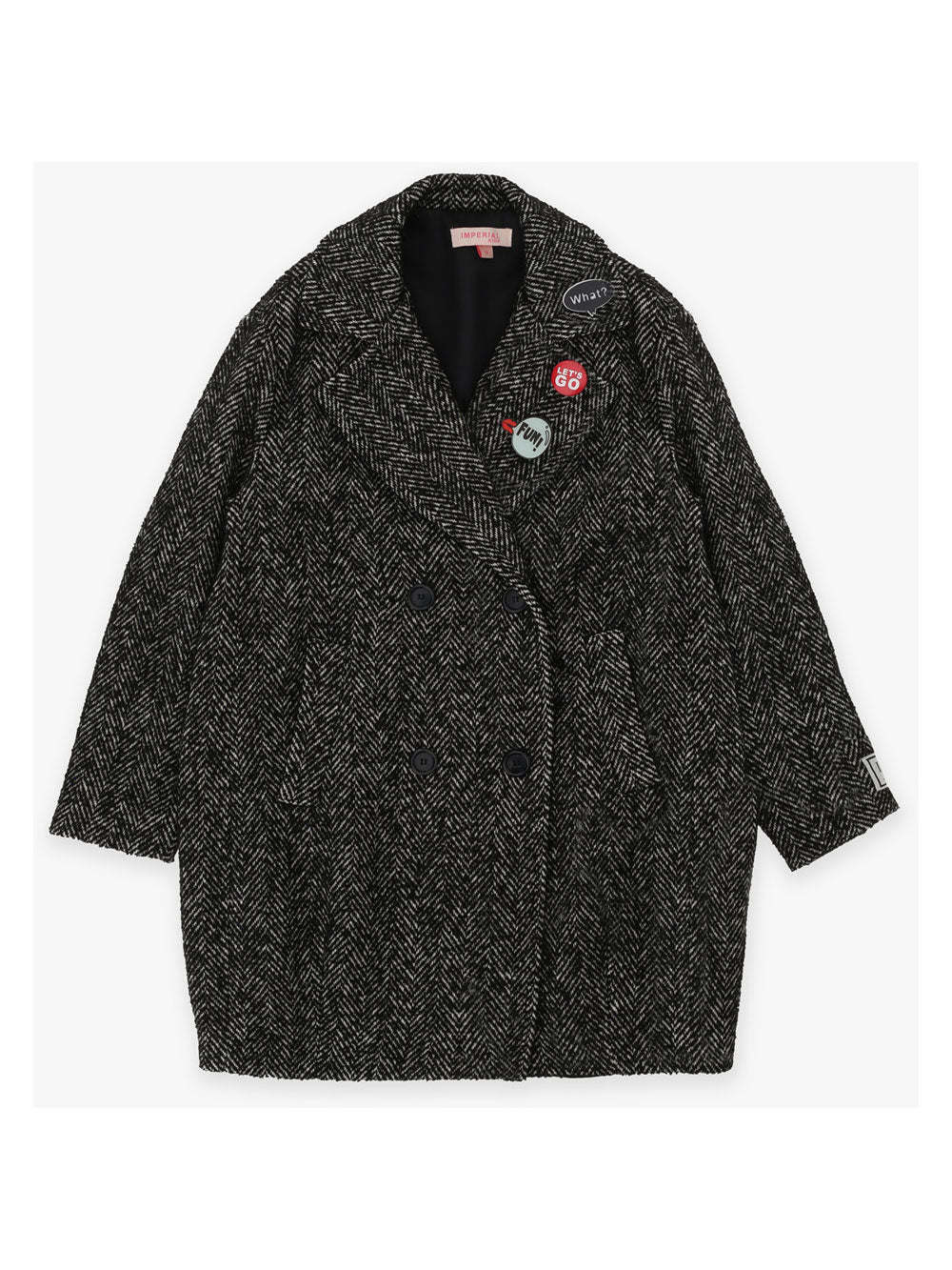black coat COAT KHABBAZ