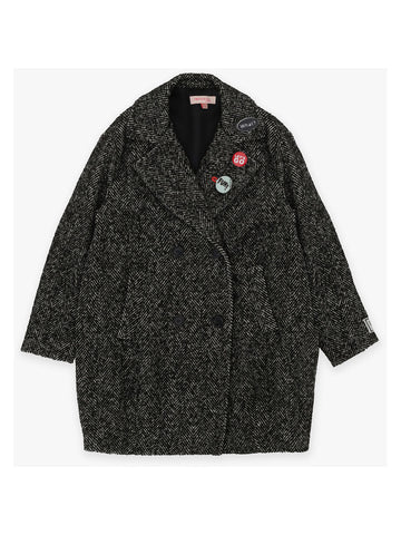 black coat COAT KHABBAZ