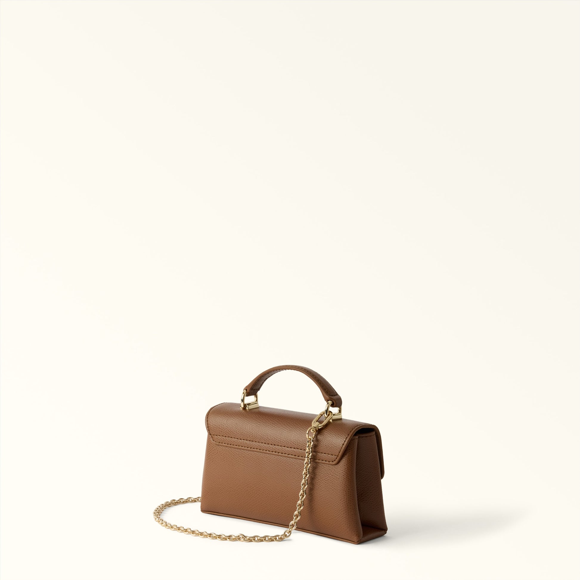 Furla 1927 Mini Crossbody Top Handle in Brown - Bags 