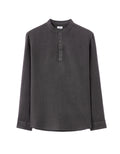 Gris Fonce Long Sleeves Shirt - Celio Lebanon