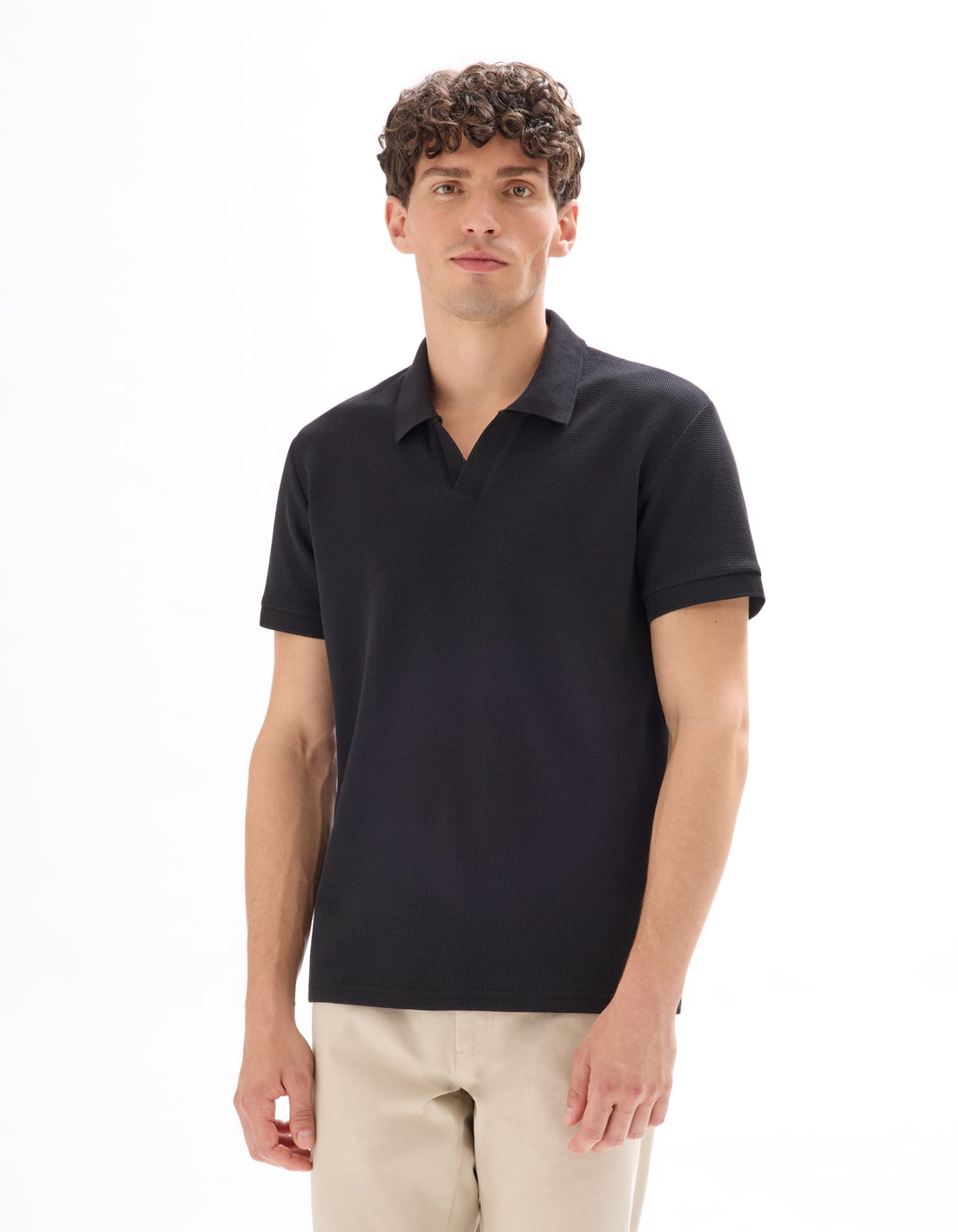 black Short sleeves Polo