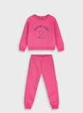 Pink Tracksuit(Blouse,Trousers) for Girls