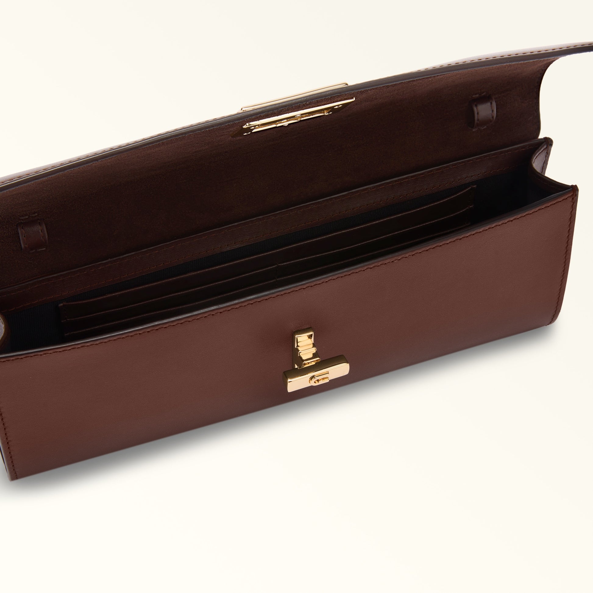 Furla Clara Crossbody Clutch in Brown - Bags 