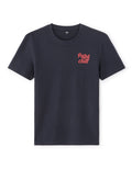 Celio Men's Regular Fit Crew Neck 100% Cotton Chill Dad' Print T-shirt - Navy