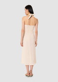 Rosanne ecru crepe dress by Tara Jarmon Lebanon