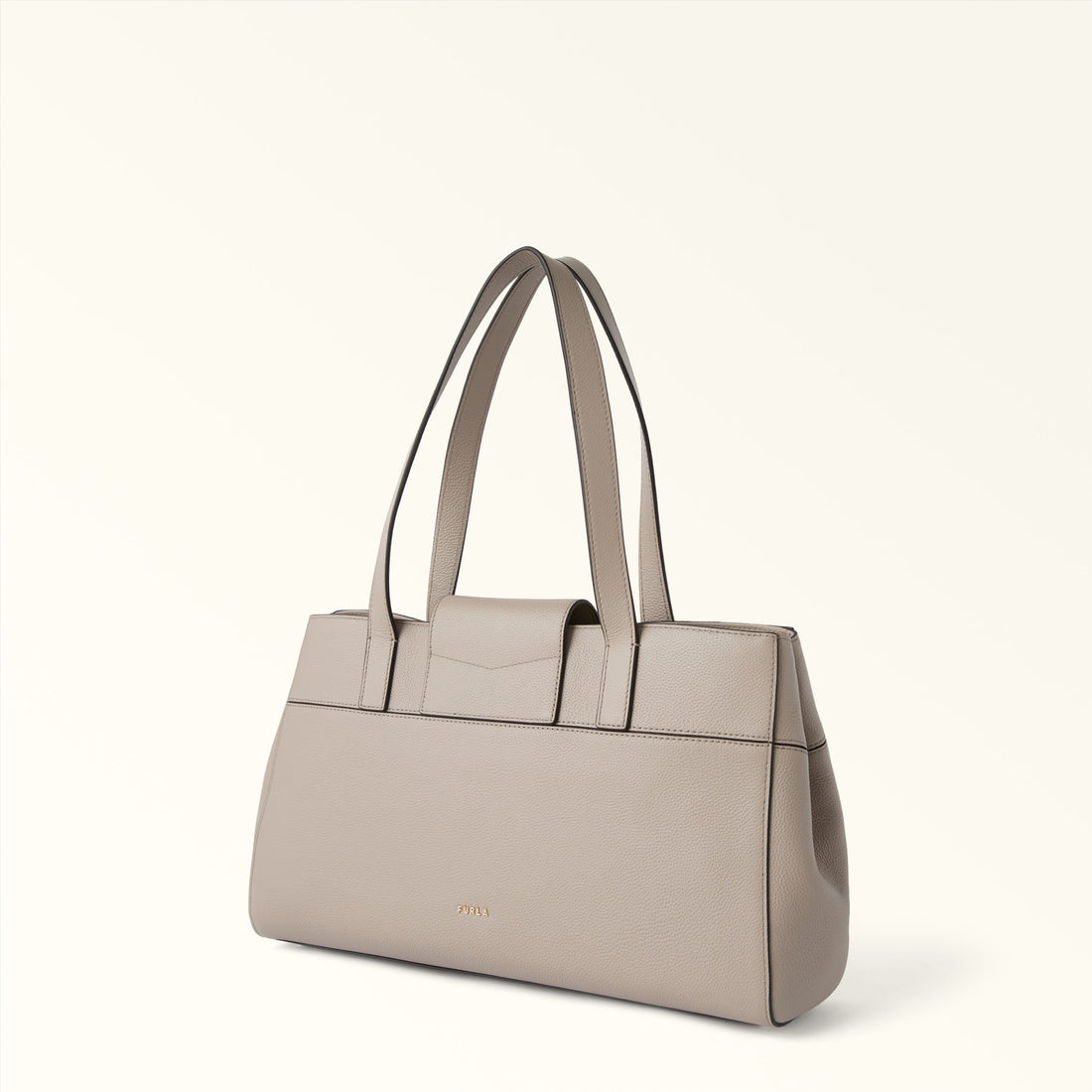 Furla Amelia L Tote E/W in Grey - Bags 