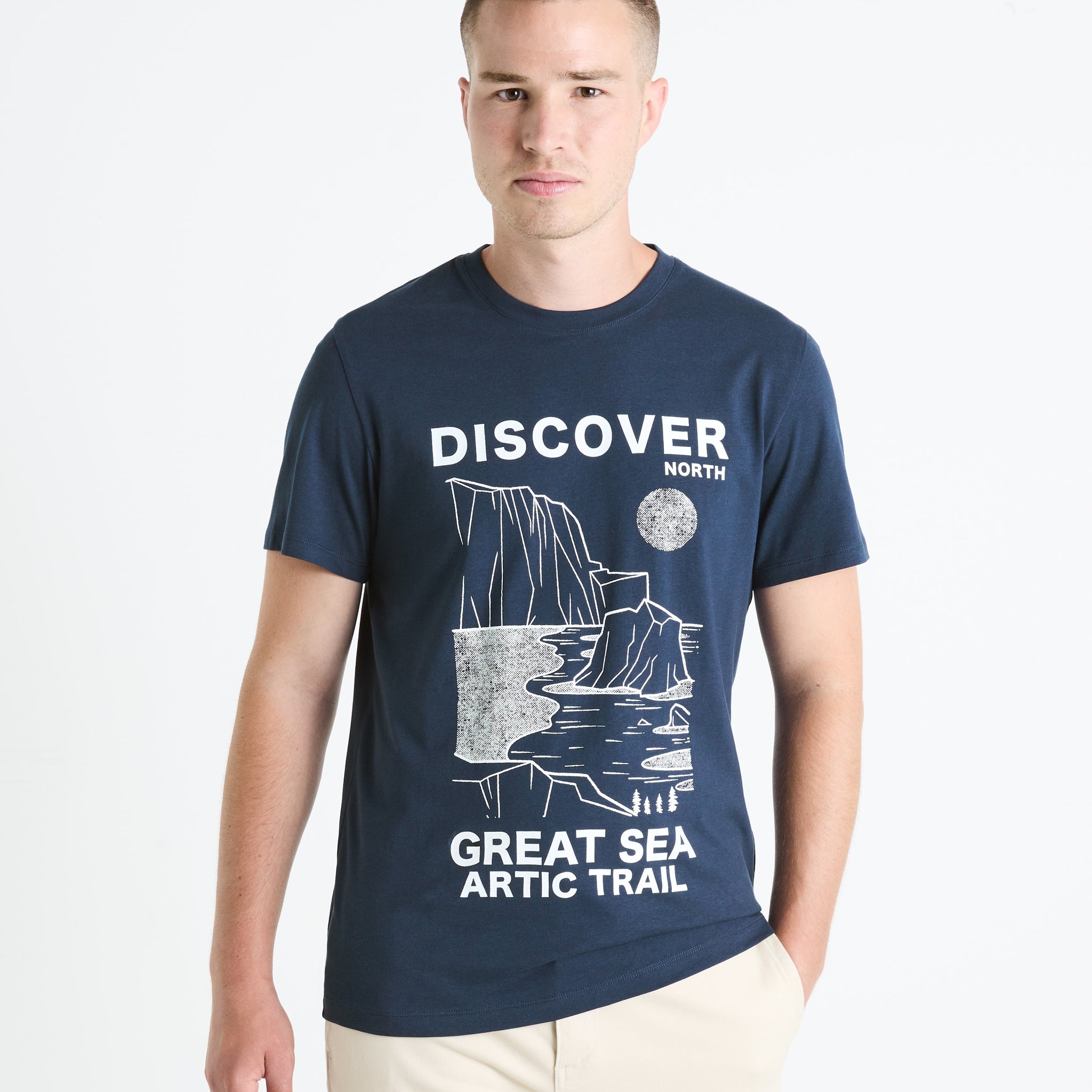 FEDECAMP NAVY BLUE SS TSHIRT - Celio lebanon