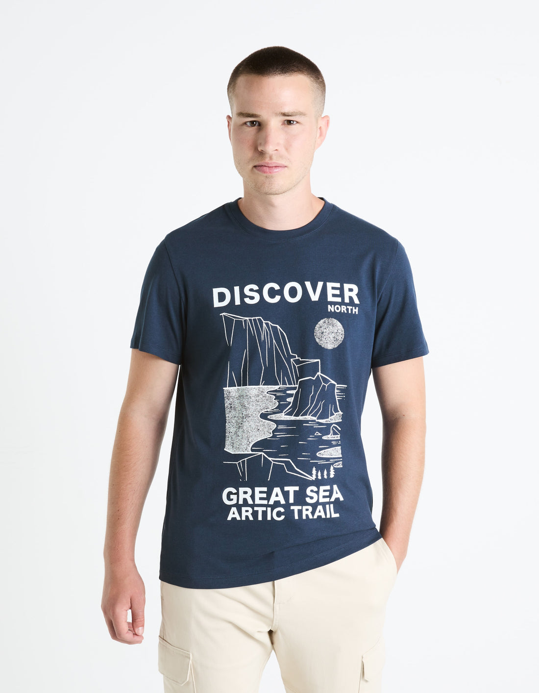FEDECAMP NAVY BLUE SS TSHIRT - Celio lebanon