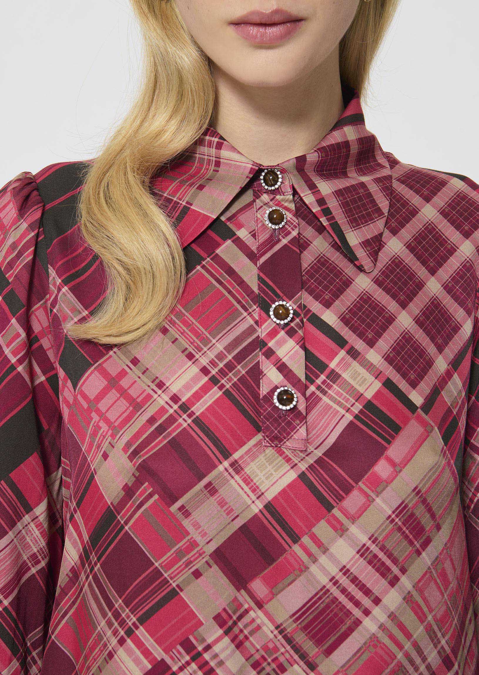 Tonio  raspberry top for women