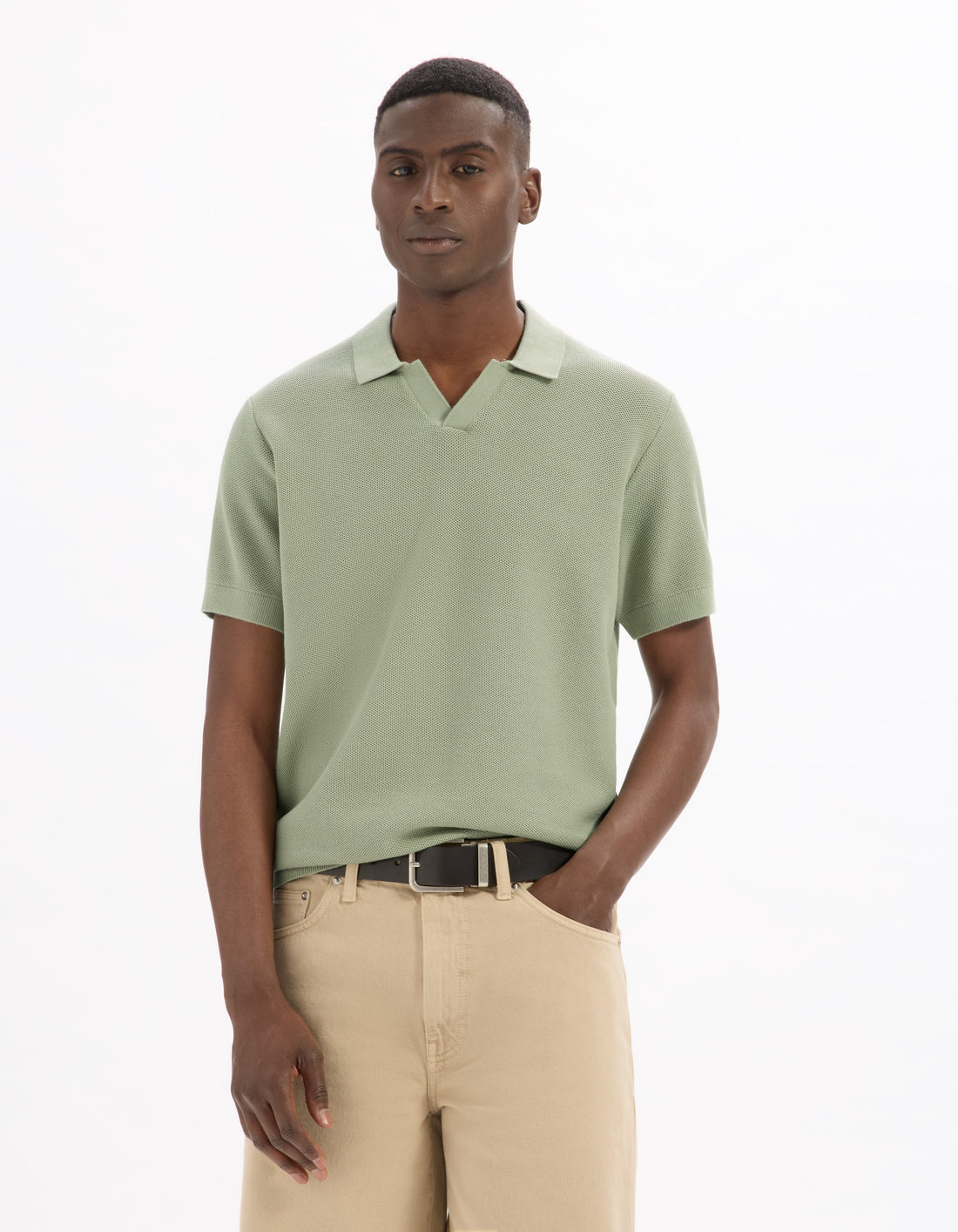 sauge Short sleeves Polo