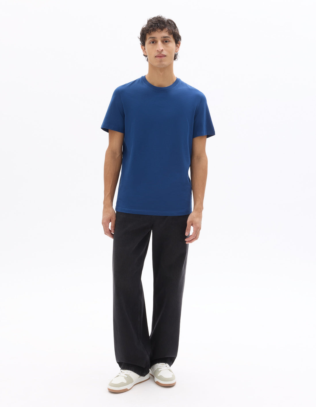 Regular Fit Crew Neck 100% Cotton T-shirt Celio