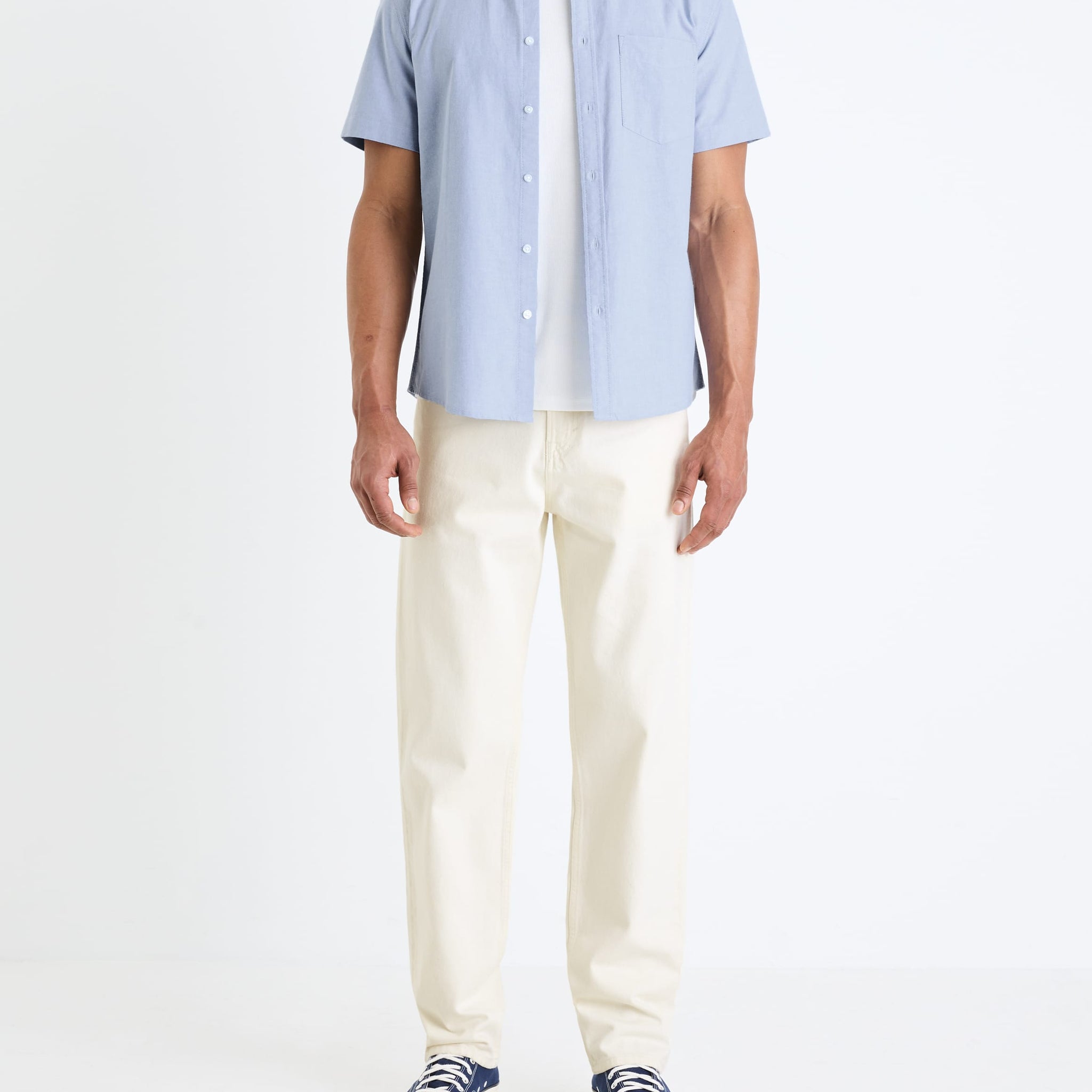blue Short sleeves Shirt