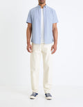 blue Short sleeves Shirt
