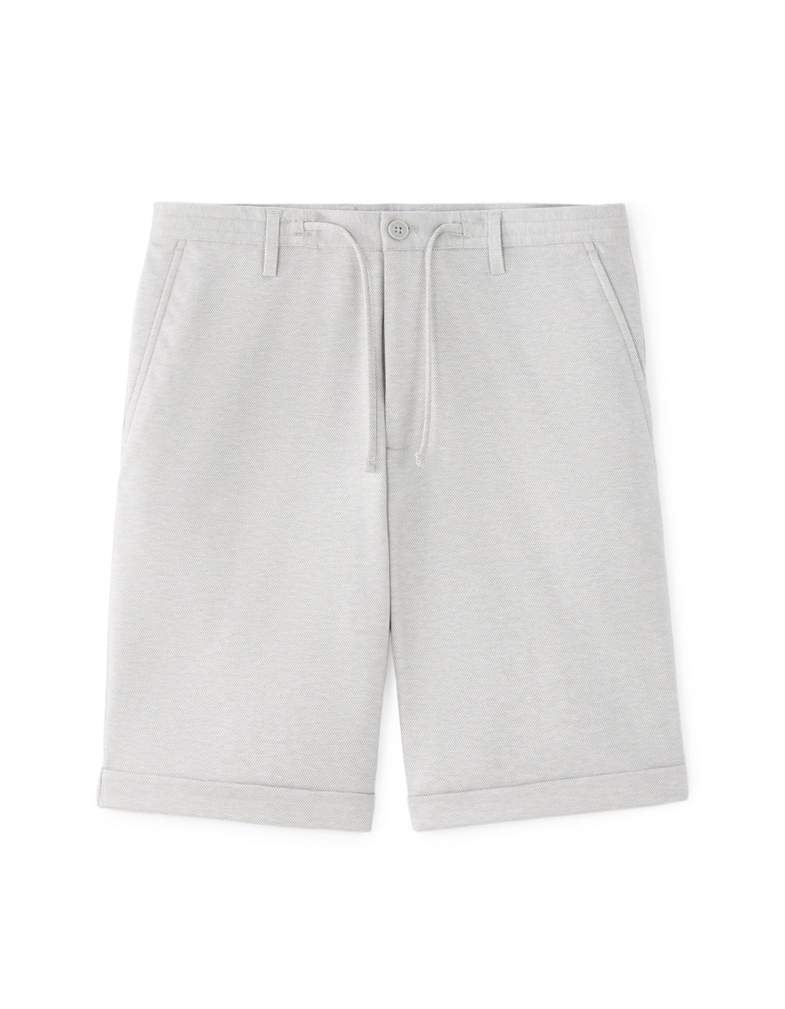 Celio Light Grey 24/7 Knit Bermuda Shorts - Grey