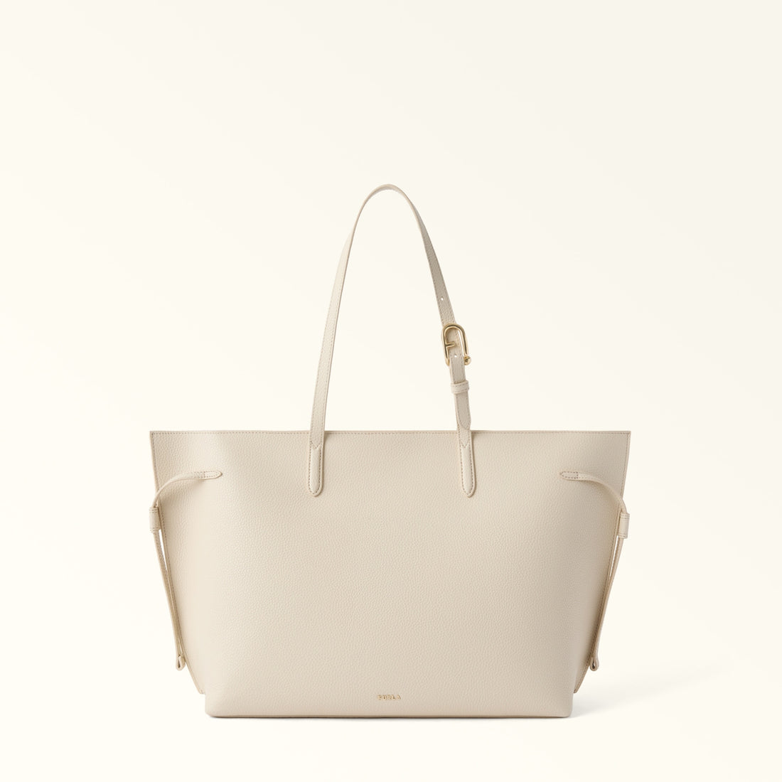 Furla Ava L Tote W/Zip in White - Bags 