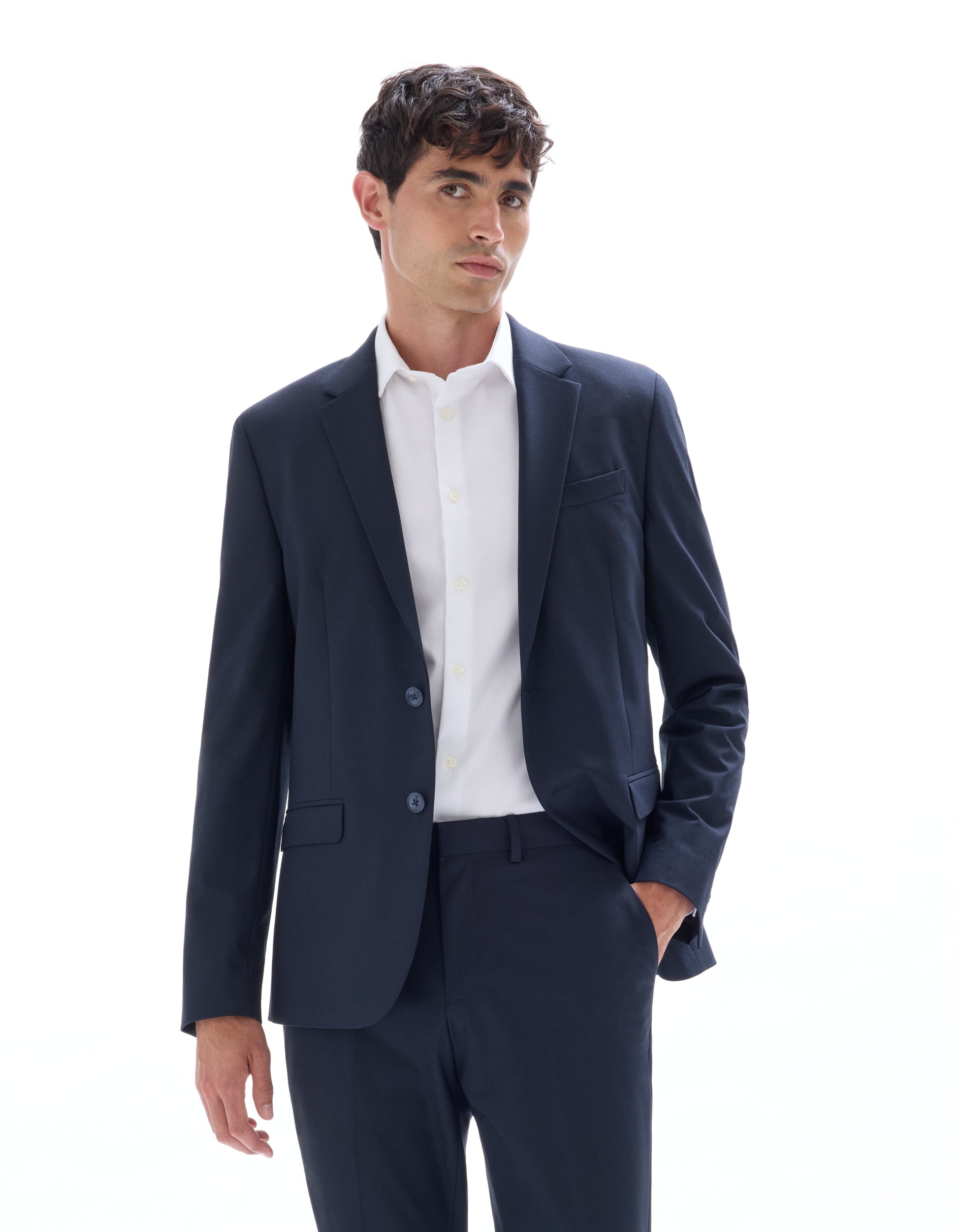 Navy Suit Jacket for Men