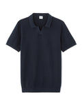 Celio Regular Fit Pique Polo, 100% Cotton Knit - Navy